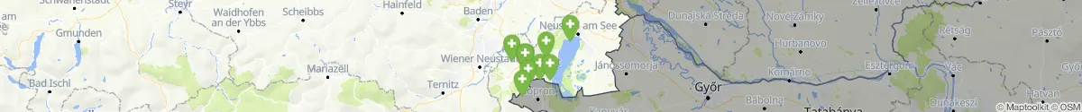 Kartenansicht für Apotheken-Notdienste in der Nähe von Eisenstadt-Umgebung (Burgenland)